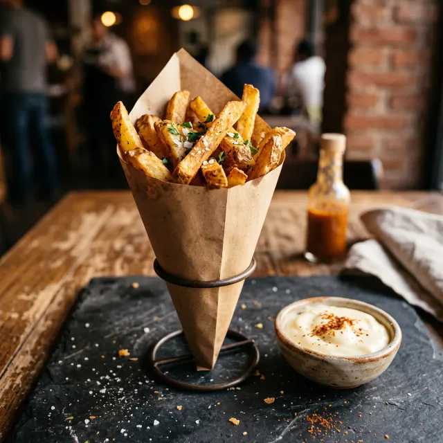 Papas fritas caseras
